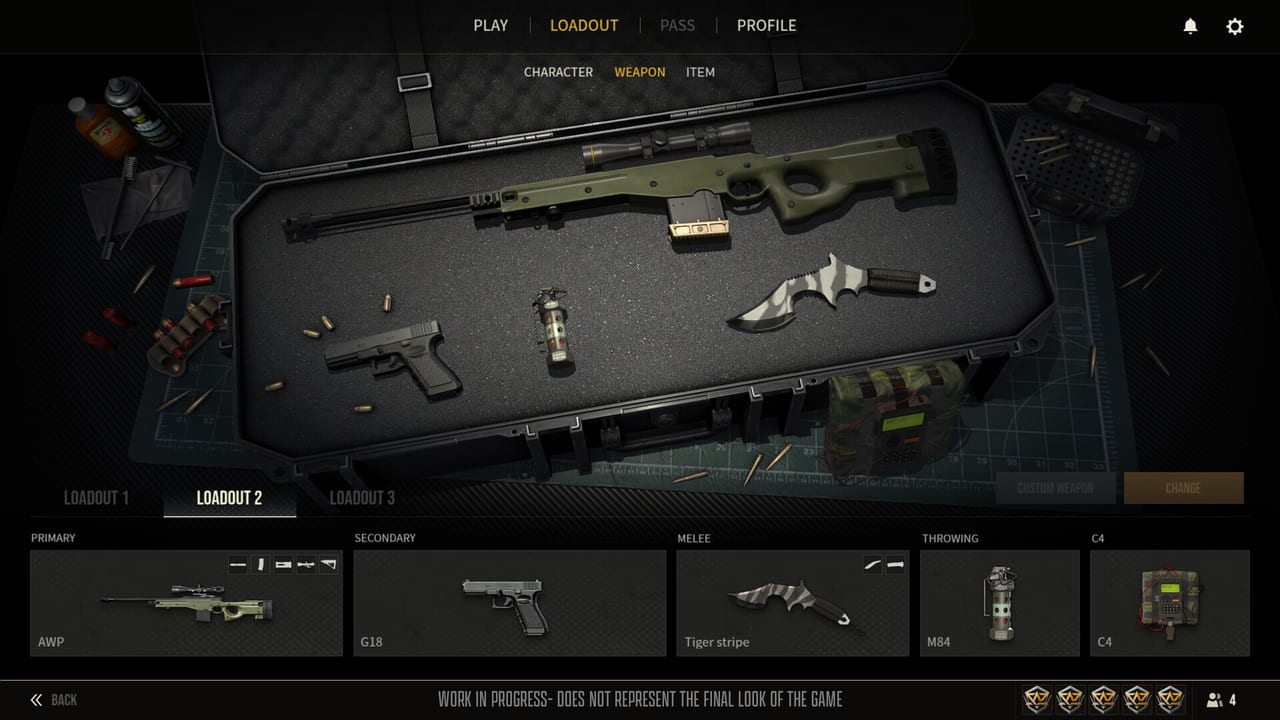Sudden Attack Zero Point character loadout